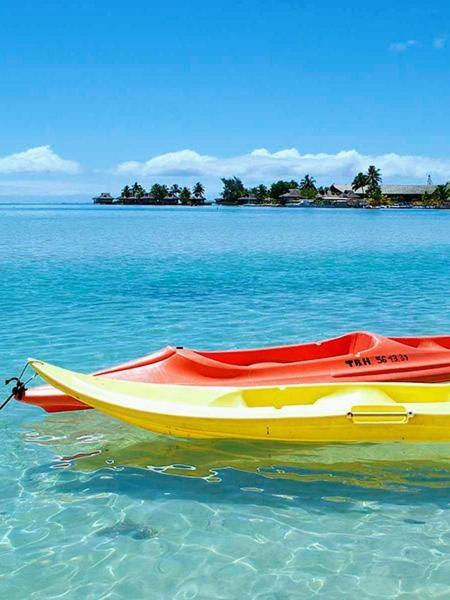 Duplex En Bord De Mer Fare Tahitea Pension Taputapuapea Экстерьер фото