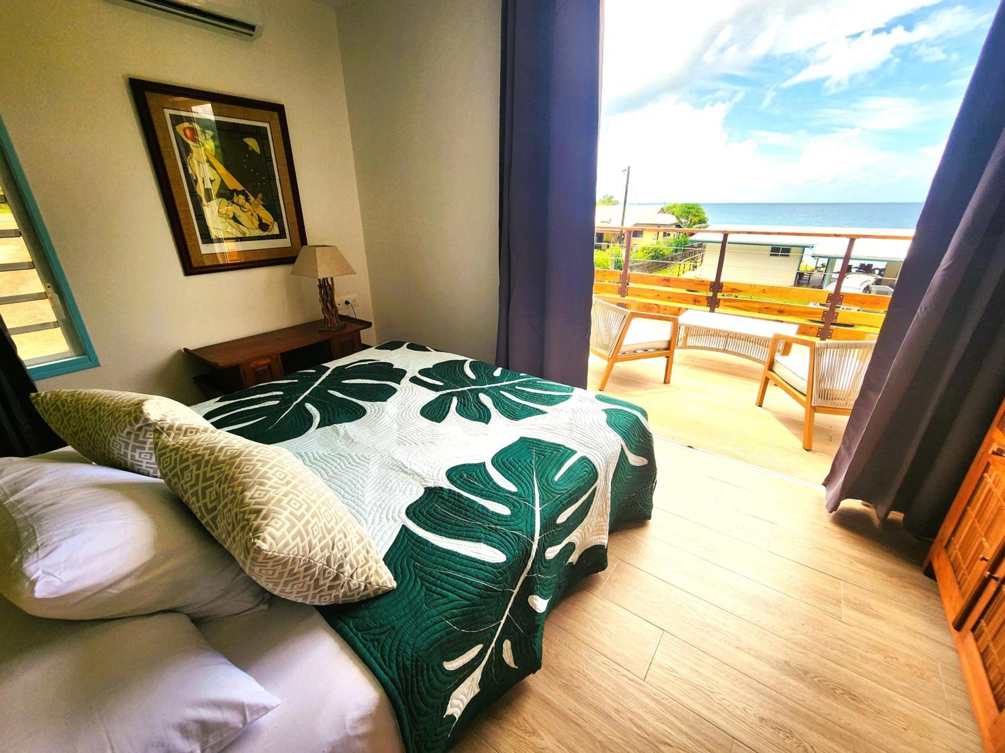 Duplex En Bord De Mer Fare Tahitea Pension Taputapuapea Экстерьер фото