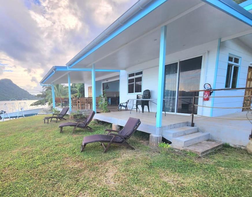 Duplex En Bord De Mer Fare Tahitea Pension Taputapuapea Экстерьер фото