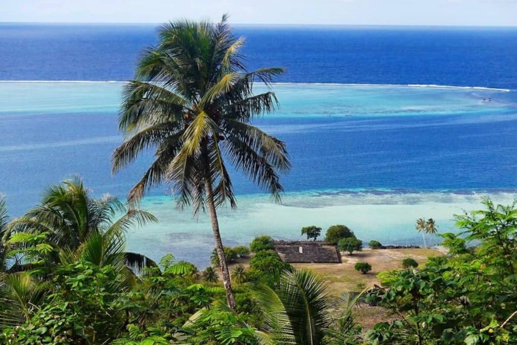 Duplex En Bord De Mer Fare Tahitea Pension Taputapuapea Экстерьер фото