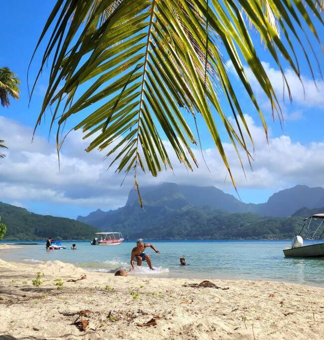 Duplex En Bord De Mer Fare Tahitea Pension Taputapuapea Экстерьер фото