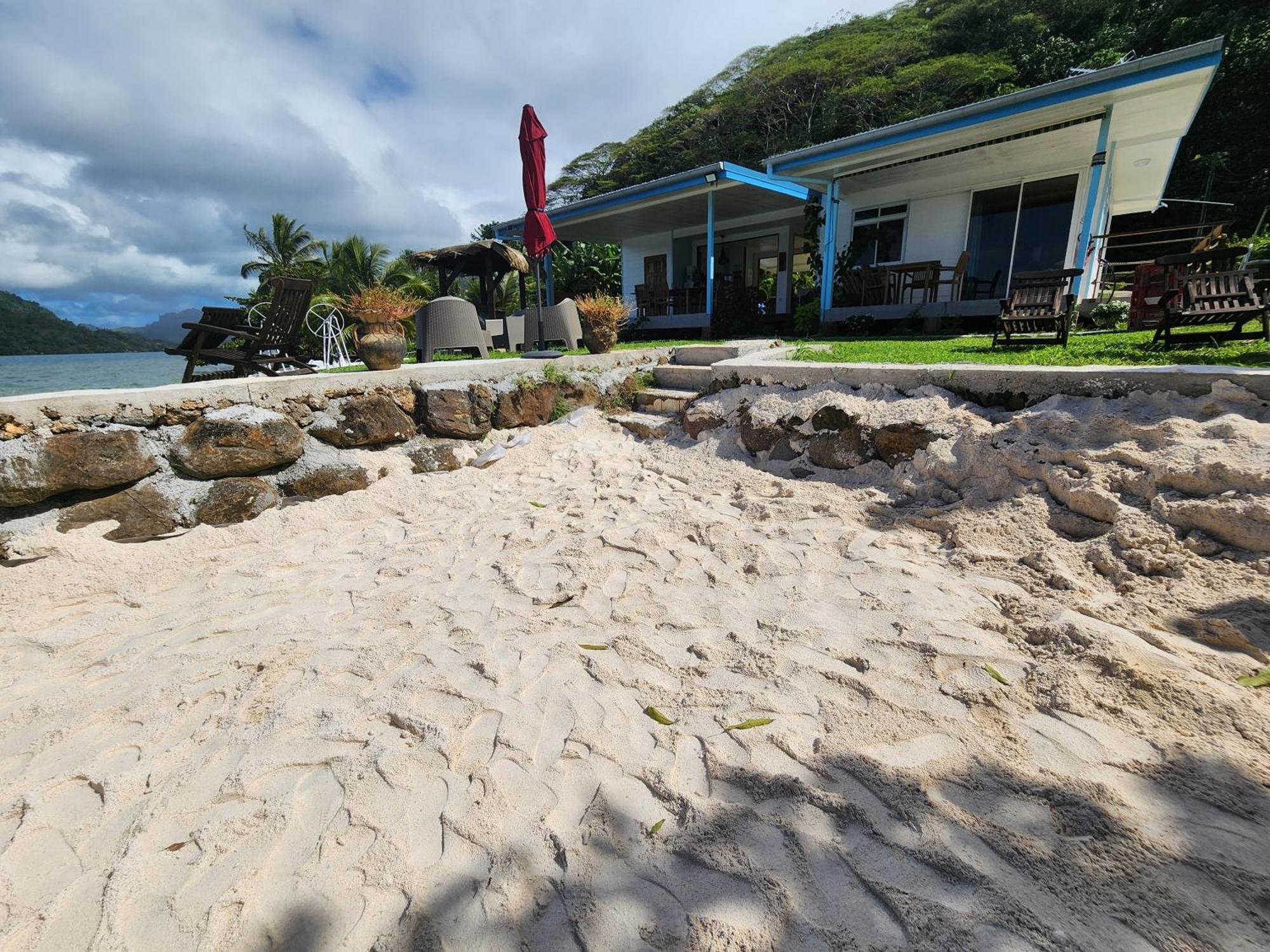 Duplex En Bord De Mer Fare Tahitea Pension Taputapuapea Экстерьер фото