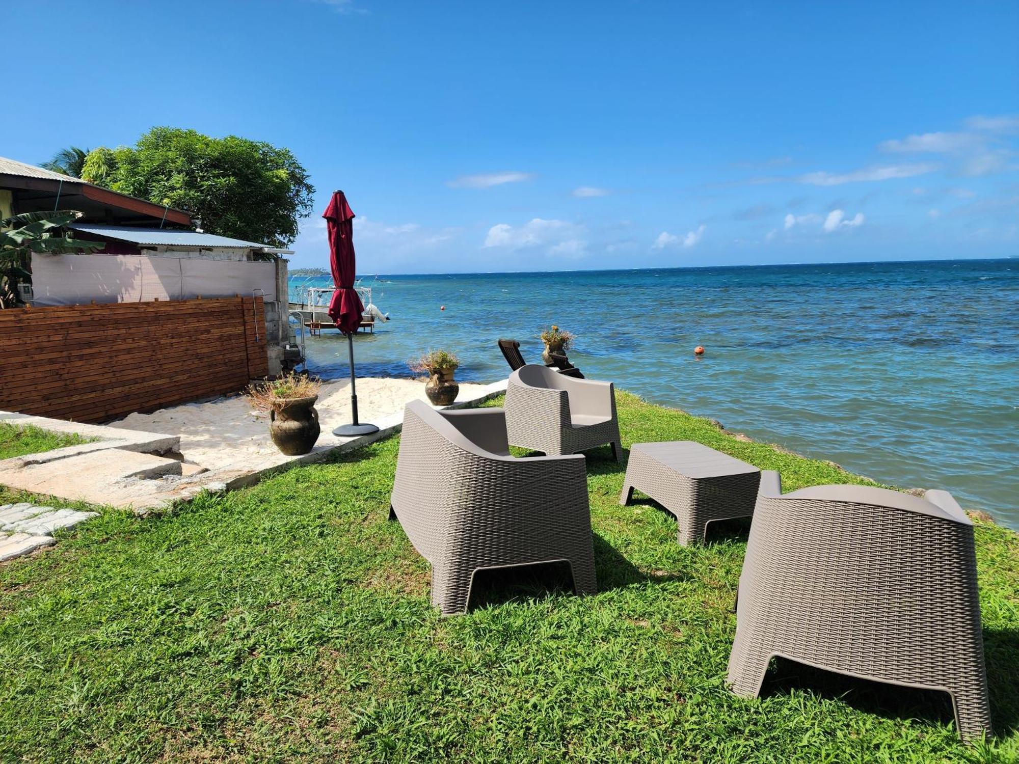 Duplex En Bord De Mer Fare Tahitea Pension Taputapuapea Экстерьер фото